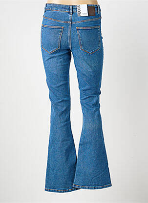 Jean coupe flare stretch taille haute bleu PIECES femme
