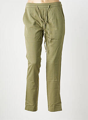 Pantalon chino taille normale taille normale vert GRACE & MILA femme