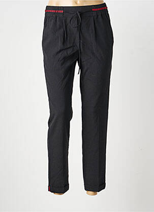Pantalon chino taille normale taille normale noir GRACE & MILA femme