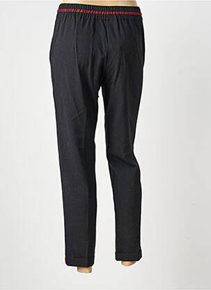 Pantalon chino taille normale taille normale noir GRACE & MILA femme