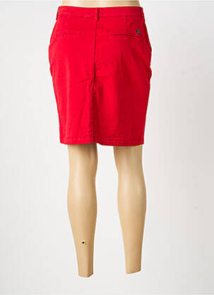 Jupe courte poches rouge TBS femme