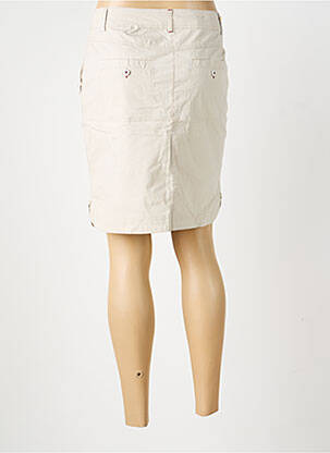 Jupe courte poches beige ESPRIT DE LA MER femme