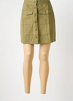 Jupe courte poches vert LA PETITE ETOILE femme