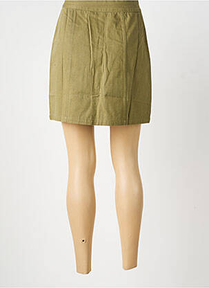 Jupe courte poches vert LA PETITE ETOILE femme