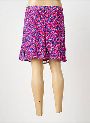 Jupe courte poches violet LA PETITE ETOILE femme