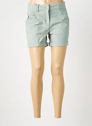 Short fermeture zippée sous rabat boutonné taille normale vert ESPRIT DE LA MER femme
