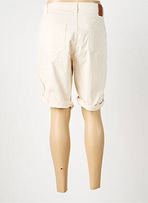 Bermuda taille élastique taille normale beige TBS femme