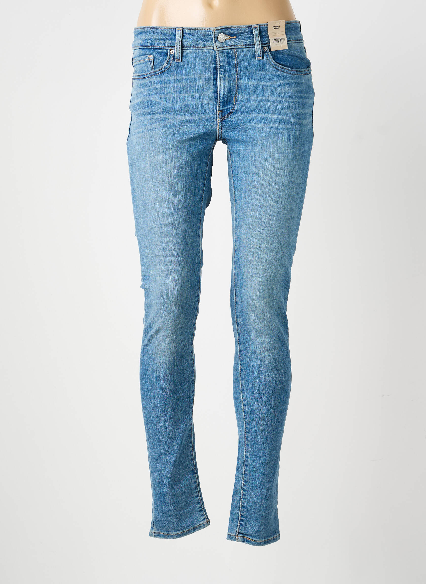 Jeans skinny taille normale taille normale bleu LEVI'S femme