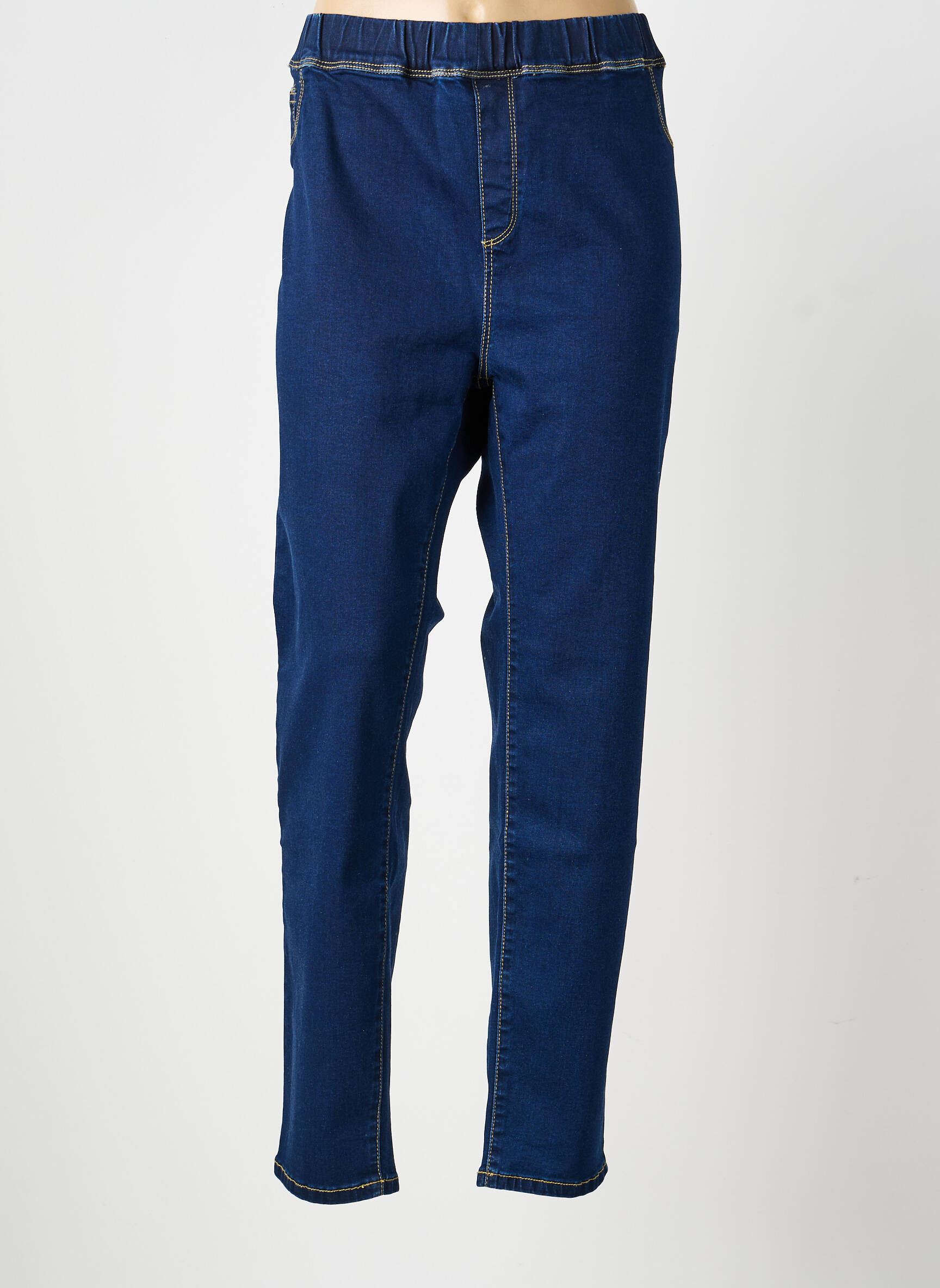 Jegging tissage brut taille normale bleu GABRIELLE BY MOLLY BRACKEN femme