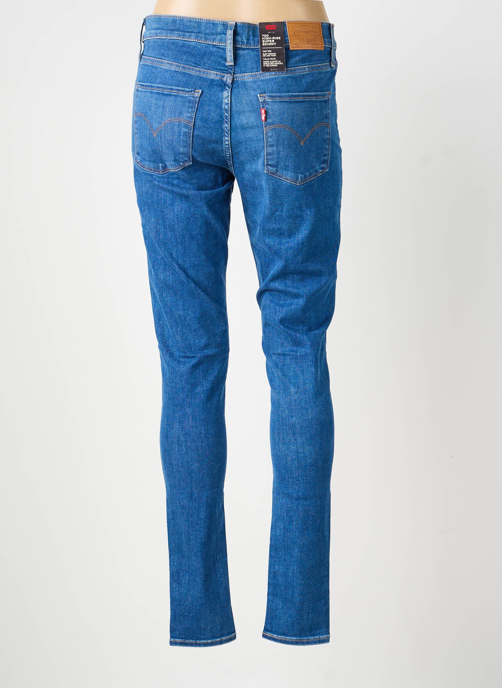 Jeans skinny taille normale taille normale bleu LEVI'S femme