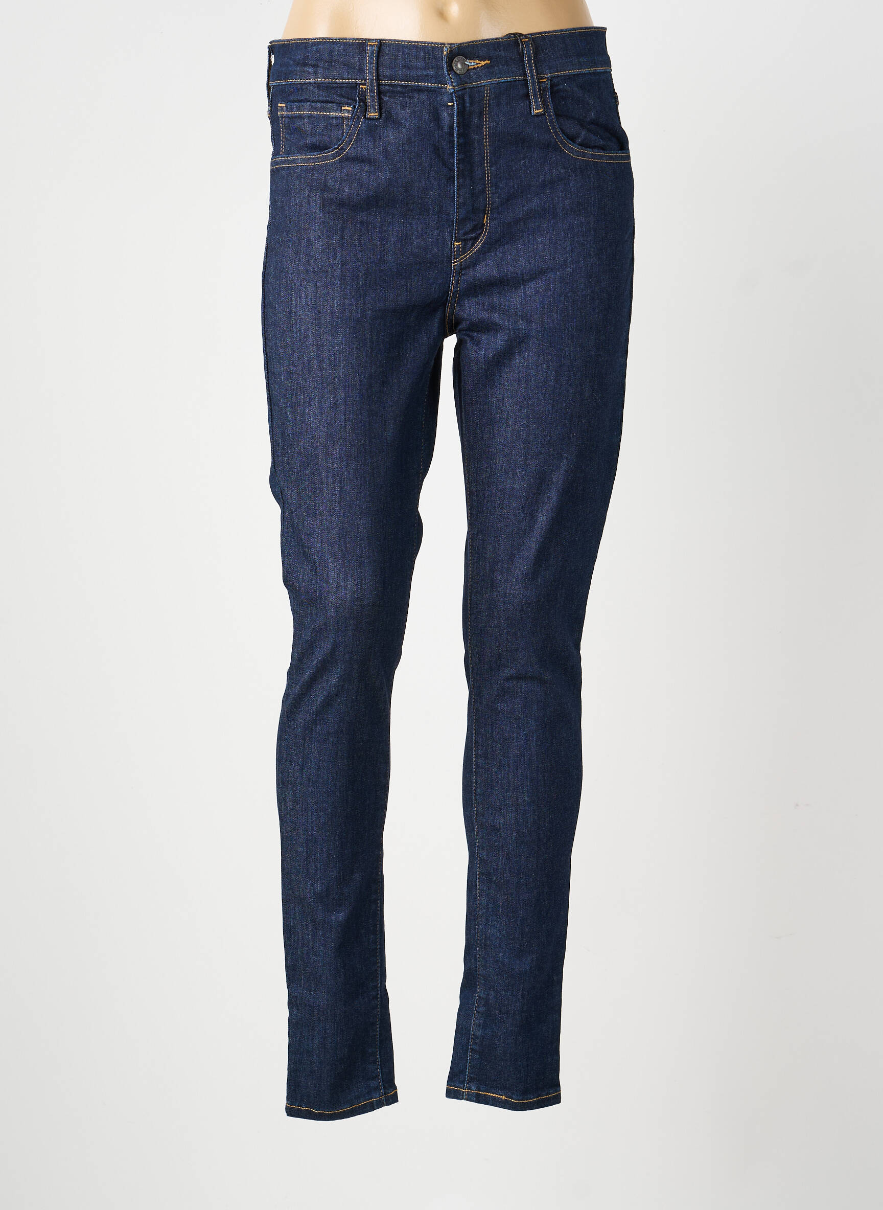 Jeans skinny tissage brut taille normale bleu LEVI'S femme