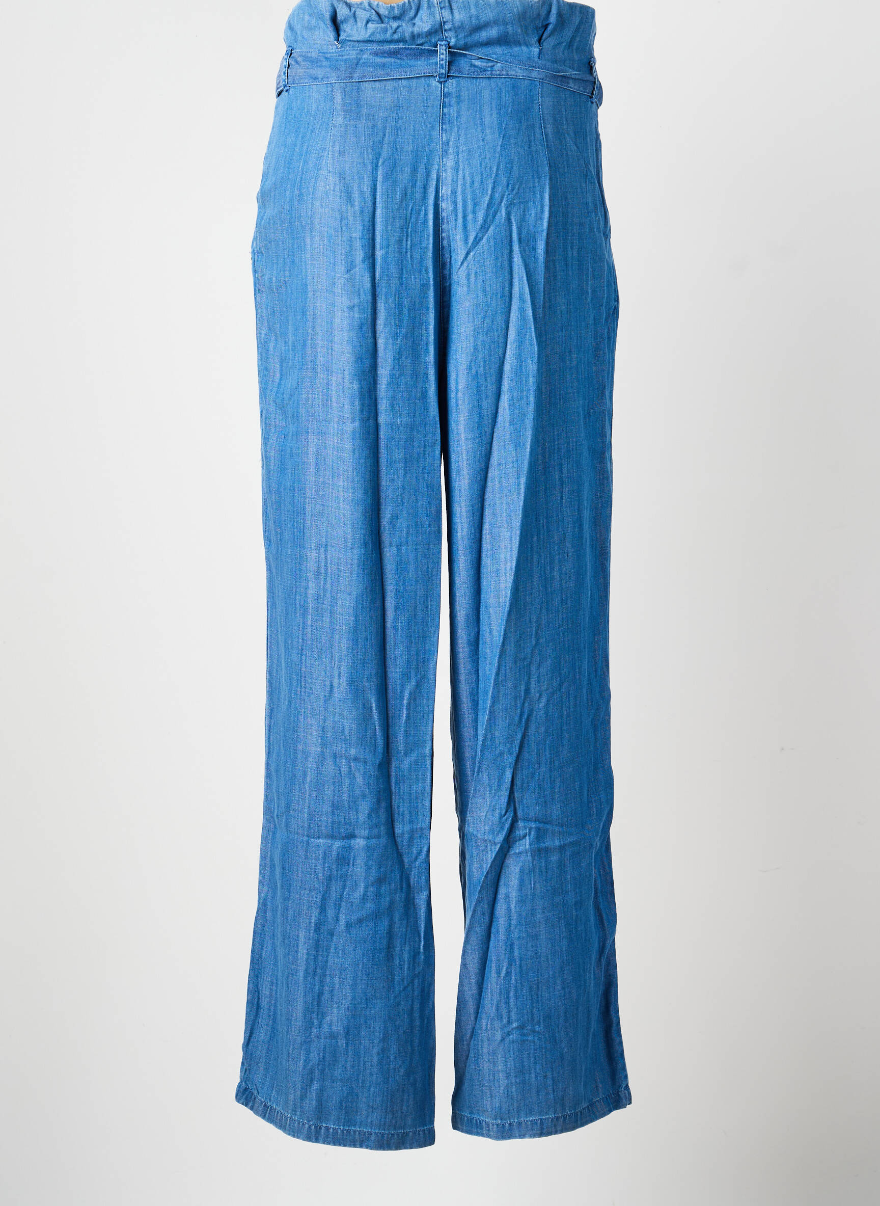 Pantalon large taille à pinces taille normale bleu LPB LES PETITES BOMBES  femme