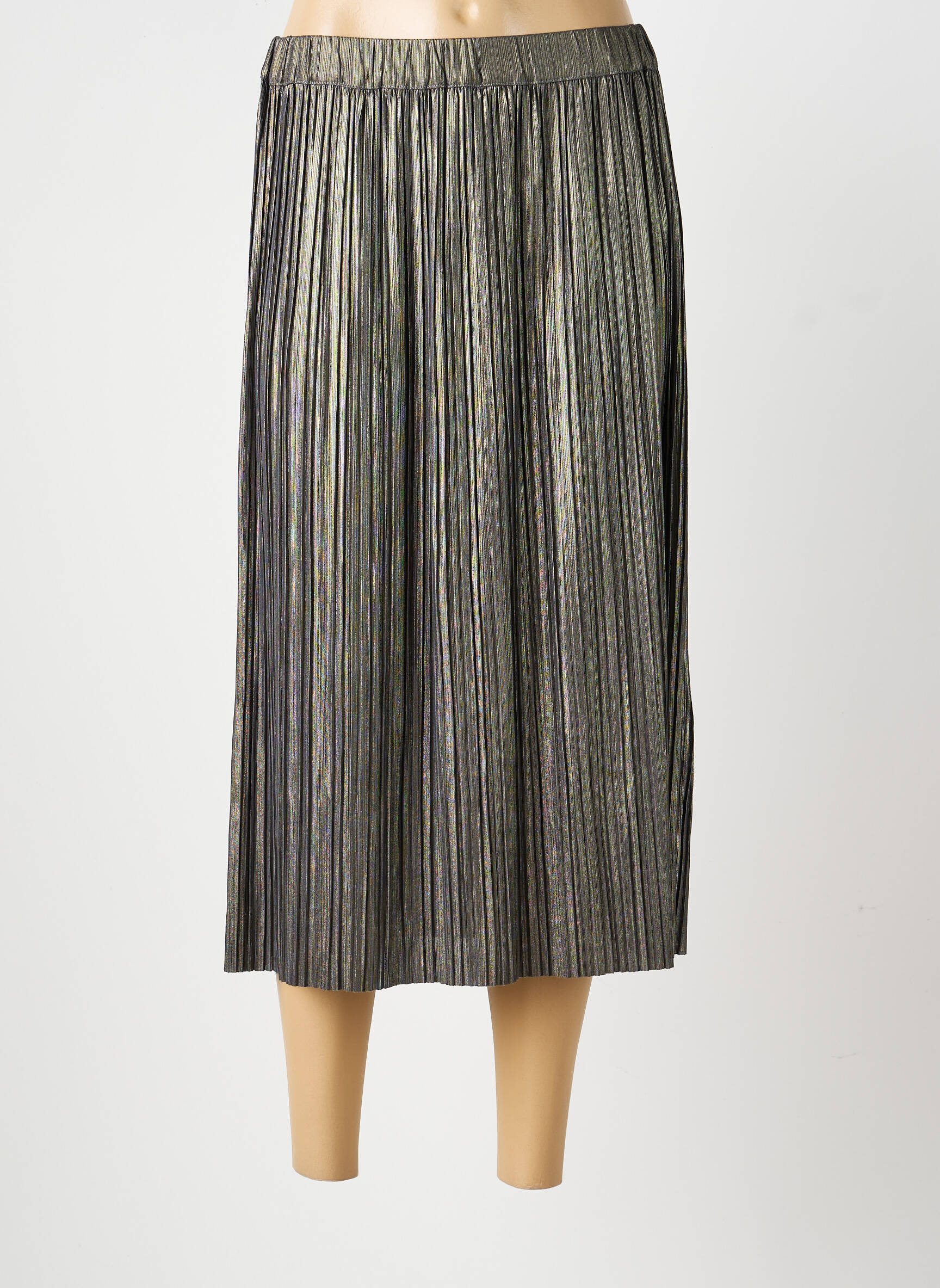Jupe mi-longue taille normale vert LA PETITE ETOILE femme