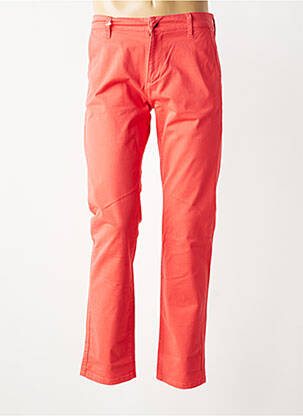 Pantalon chino stretch taille normale orange TBS homme