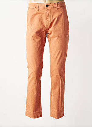 Pantalon chino stretch taille normale orange PETROL INDUSTRIES homme