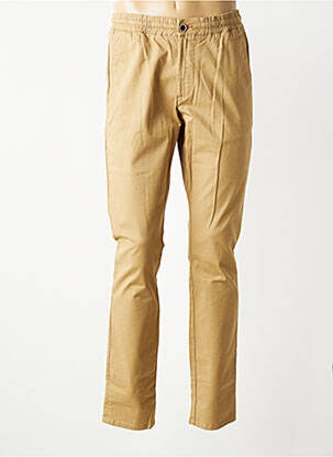 Pantalon chino stretch taille normale beige SERGE BLANCO homme