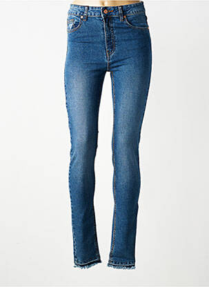 Jeans coupe slim stretch taille normale bleu MUSE femme