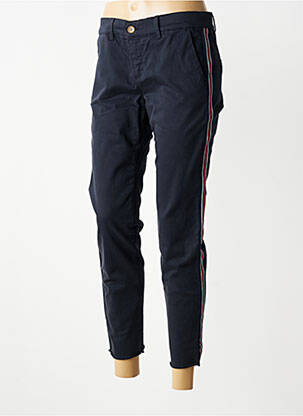 Pantalon 7/8 stretch taille normale bleu HAPPY femme