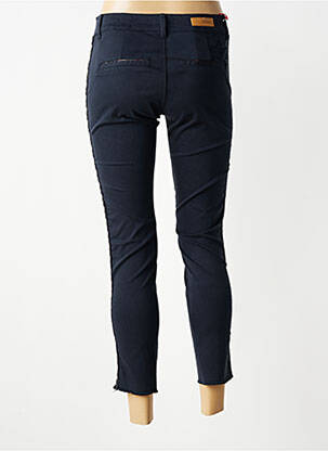 Pantalon 7/8 stretch taille normale bleu HAPPY femme