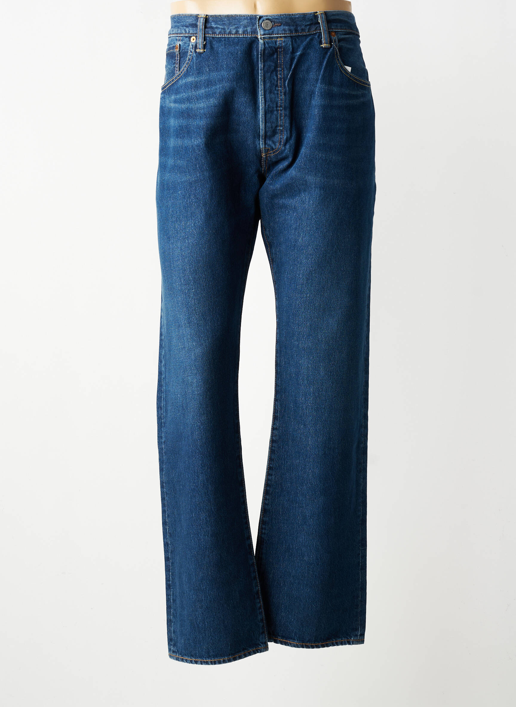 Jeans coupe droite fermeture boutonnée sur le devant taille normale bleu LEVI'S homme