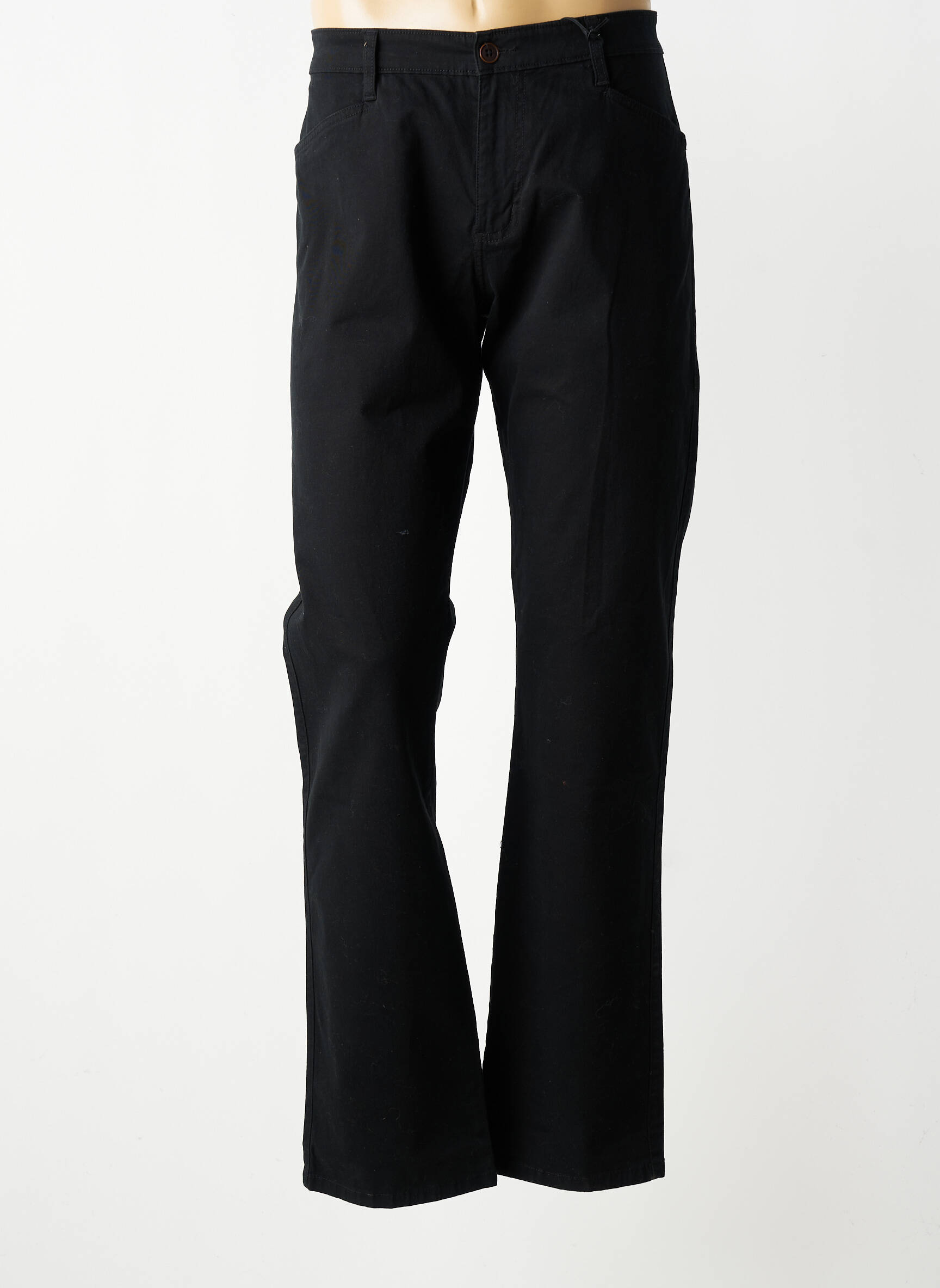 Pantalon chino stretch taille normale noir TBS homme