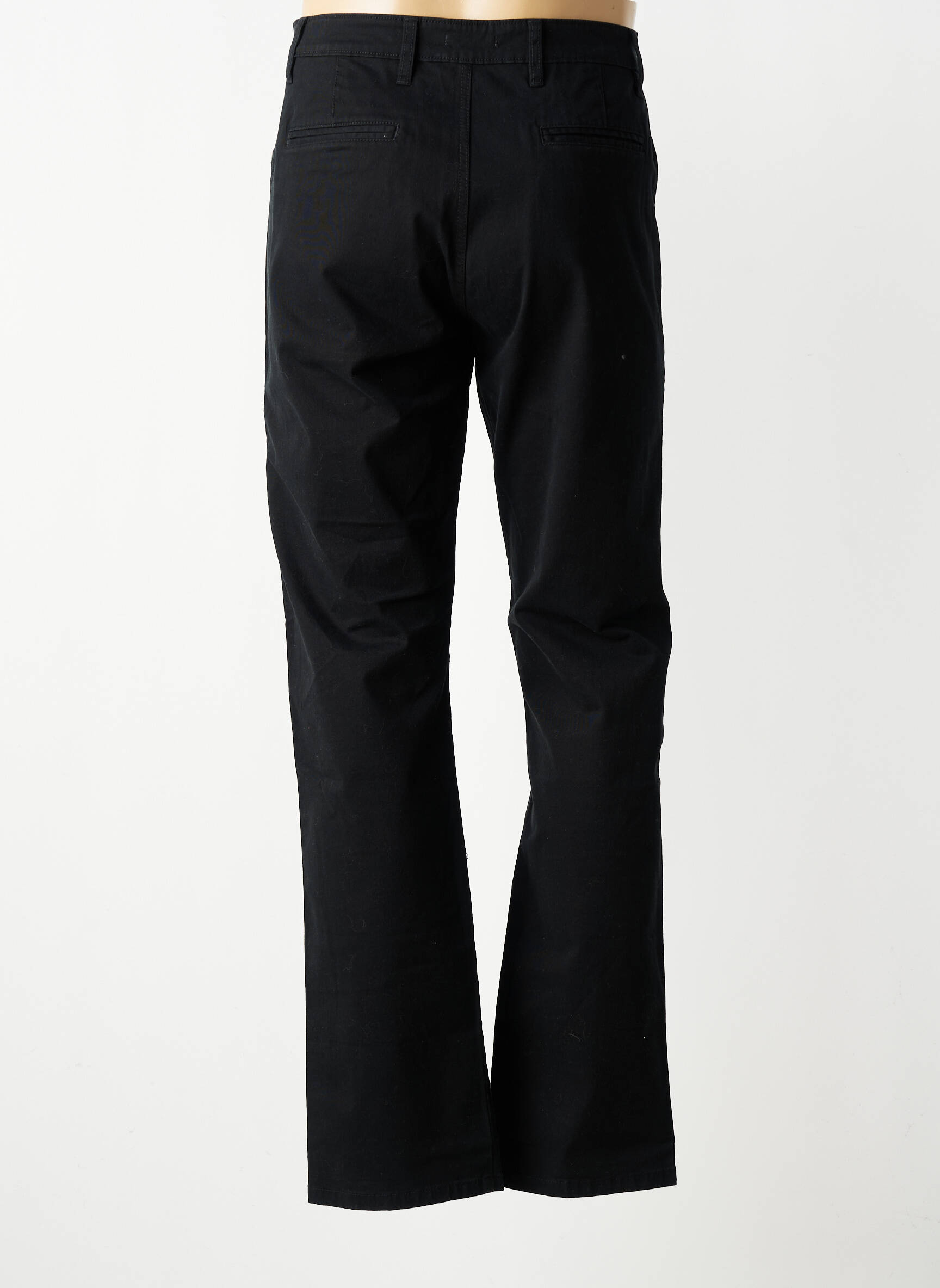 Pantalon chino stretch taille normale noir TBS homme