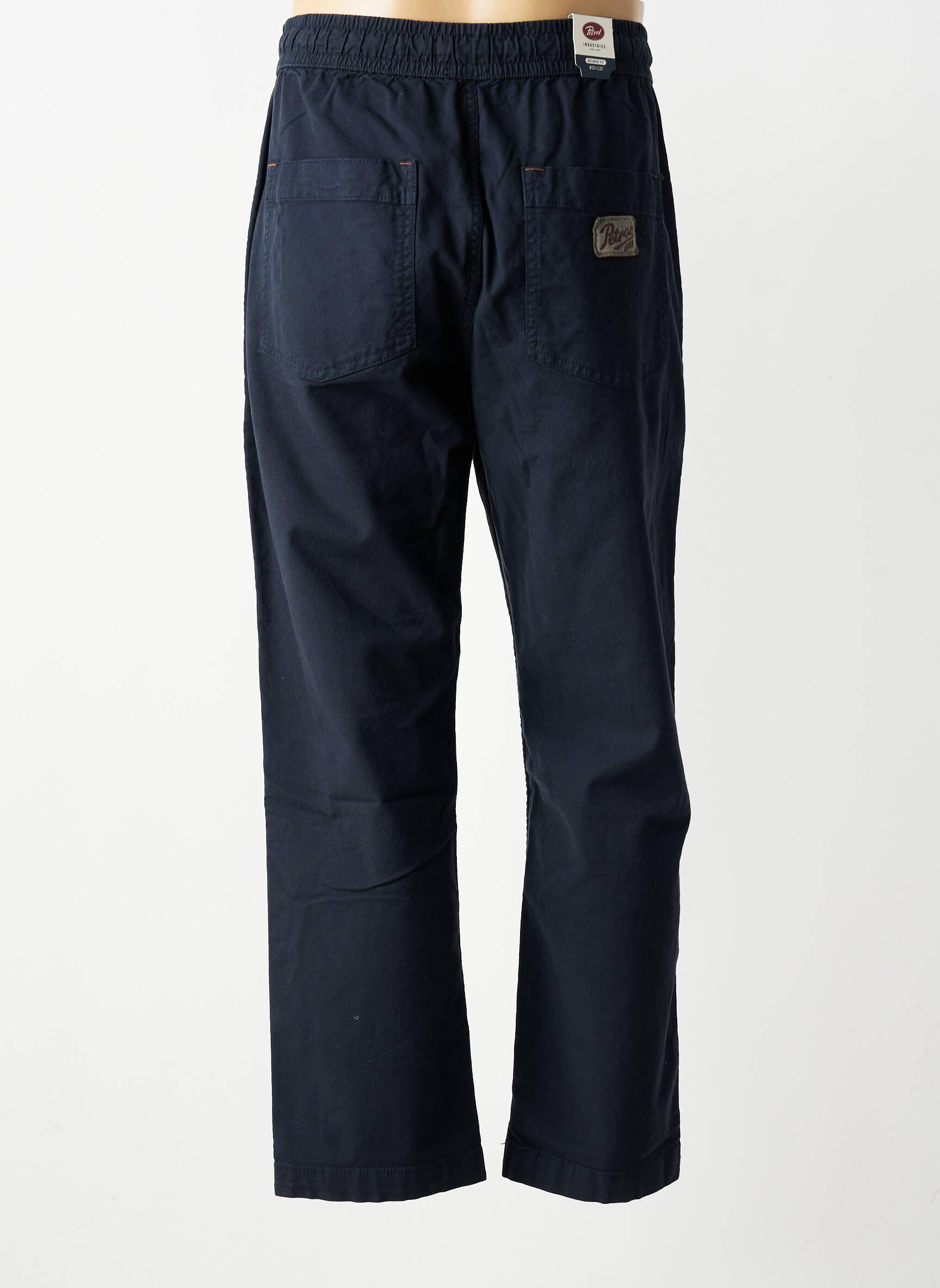 Pantalon chino stretch taille normale bleu PETROL INDUSTRIES homme