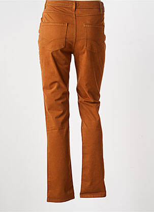 Jeans coupe slim stretch taille normale marron TBS femme