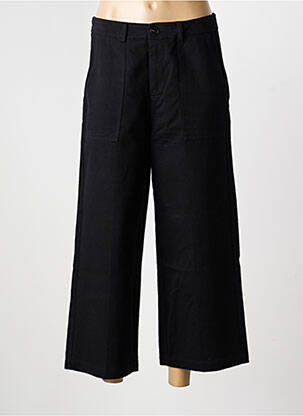 Jeans coupe large taille à pinces taille haute noir GRACE & MILA femme