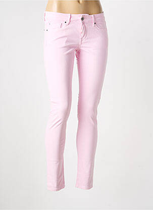 Pantalon slim taille basse taille basse rose PEPE JEANS femme