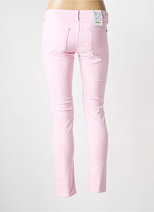 Pantalon slim taille basse taille basse rose PEPE JEANS femme