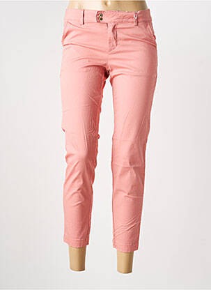 Pantalon chino taille basse taille basse rose LPB LES PETITES BOMBES  femme
