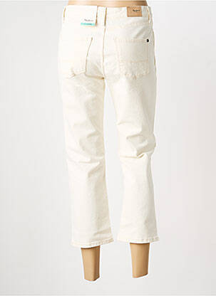 Jeans coupe droite stretch taille normale beige PEPE JEANS femme