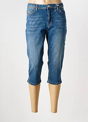 Corsaire tissage denim taille normale bleu TBS femme