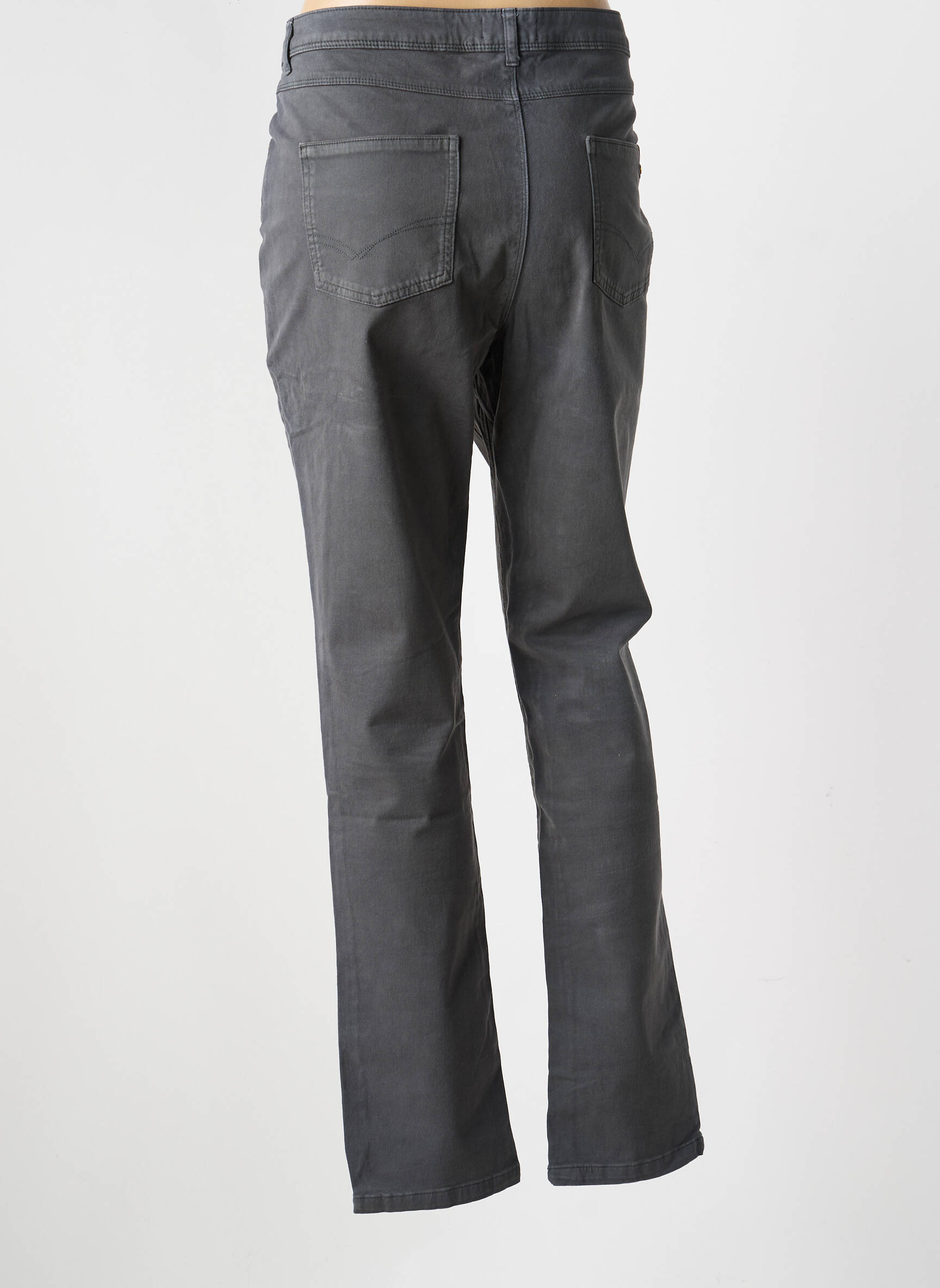 Jeans coupe slim stretch taille normale gris TBS femme