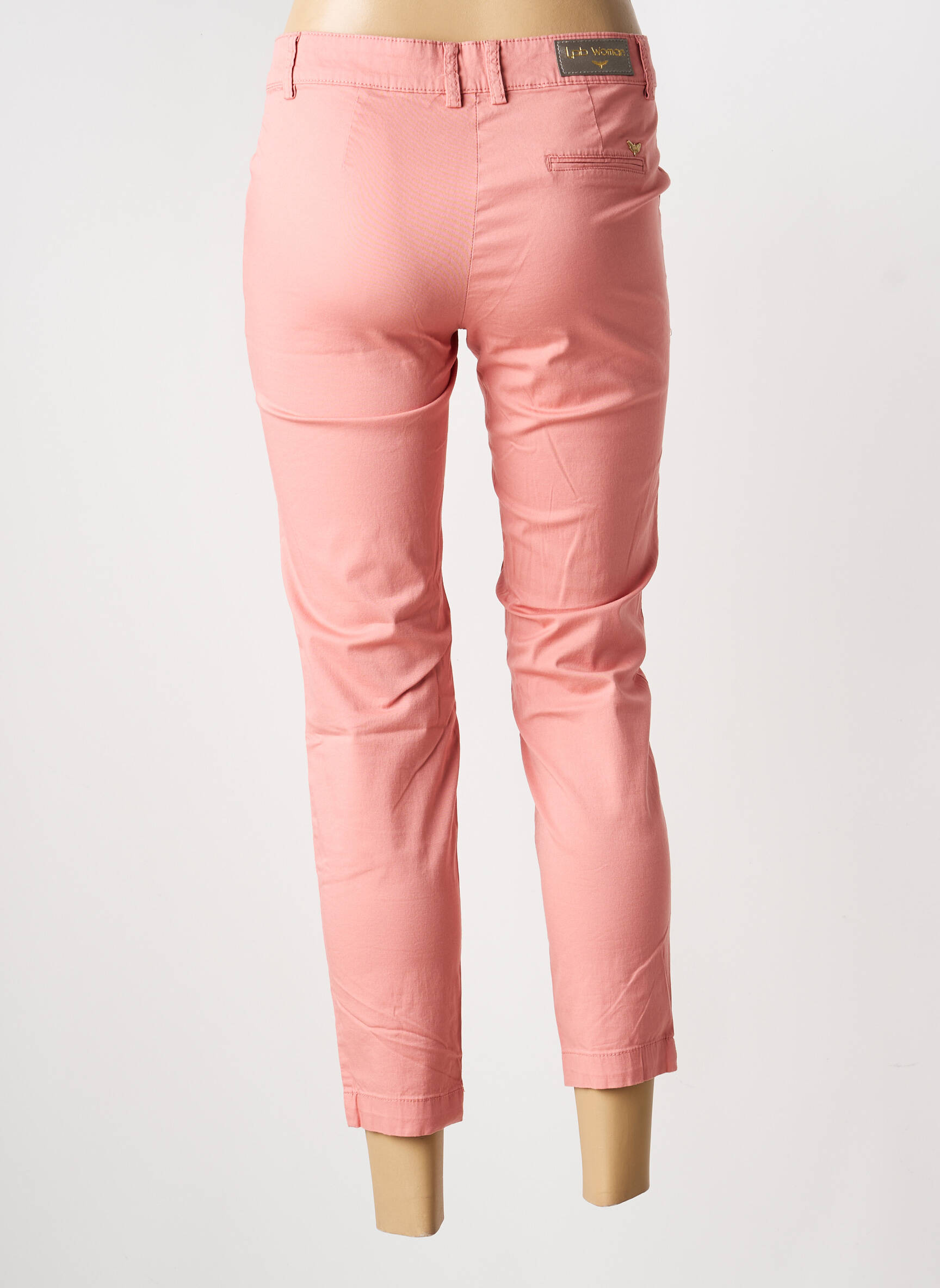 Pantalon chino taille basse taille basse rose LPB LES PETITES BOMBES  femme
