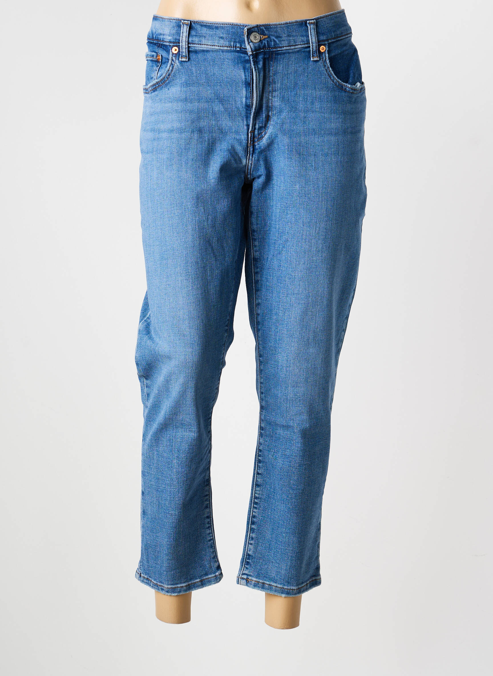 Jeans boyfriend stretch taille normale bleu LEVI'S femme
