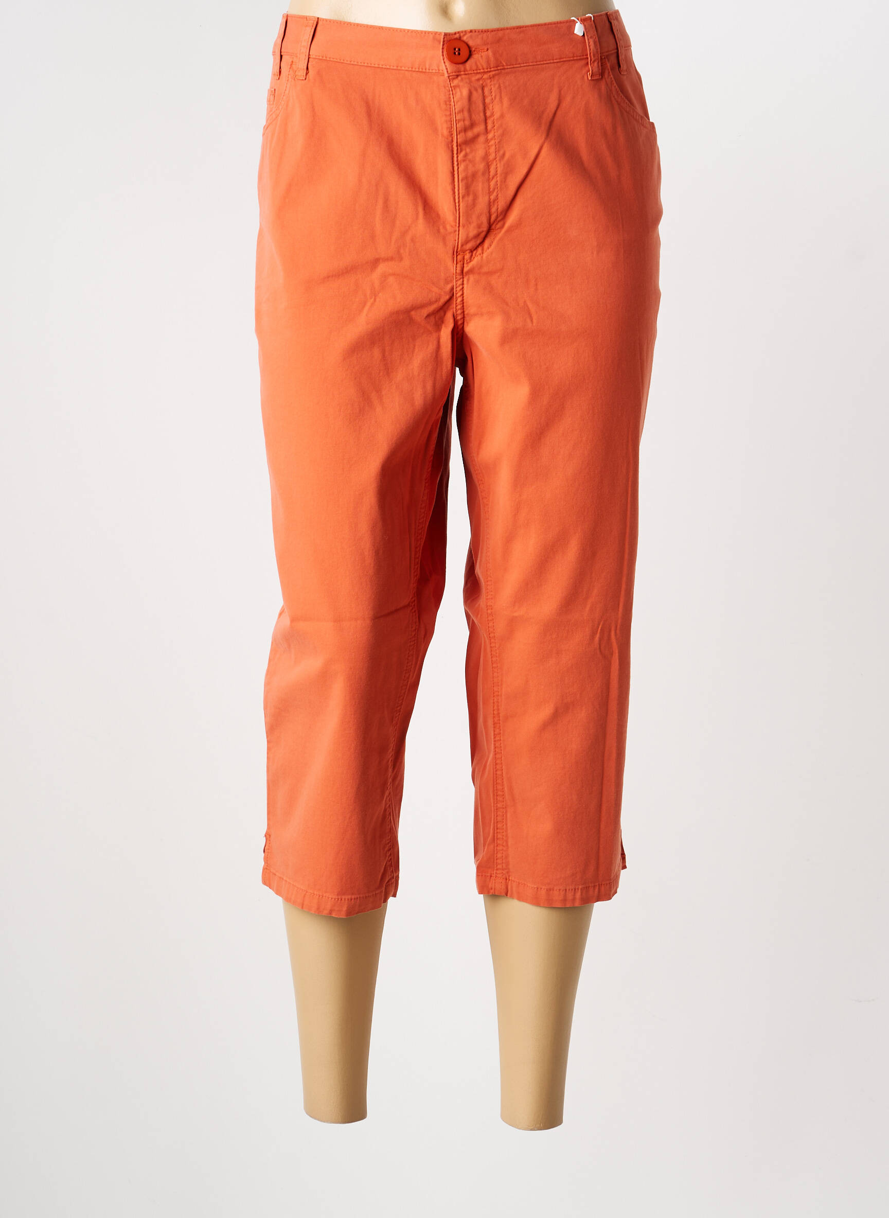 Corsaire taille élastique taille normale orange TBS femme