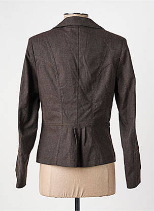 Veste casual finition intérieure doublée marron JOCAVI femme