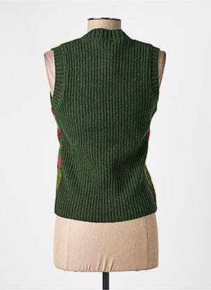 Gilet sans manche coupe cintrée vert ESCORPION femme