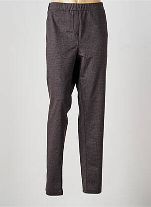 Jegging stretch taille normale marron GUY DUBOUIS femme