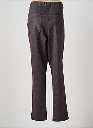 Jegging stretch taille normale marron GUY DUBOUIS femme