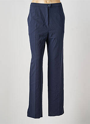 Pantalon droit stretch taille normale bleu ARMOR LUX femme