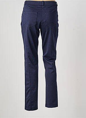 Pantalon slim stretch taille normale bleu GUY DUBOUIS femme