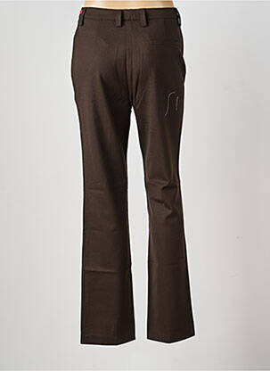 Pantalon droit stretch taille normale marron GARDEUR femme