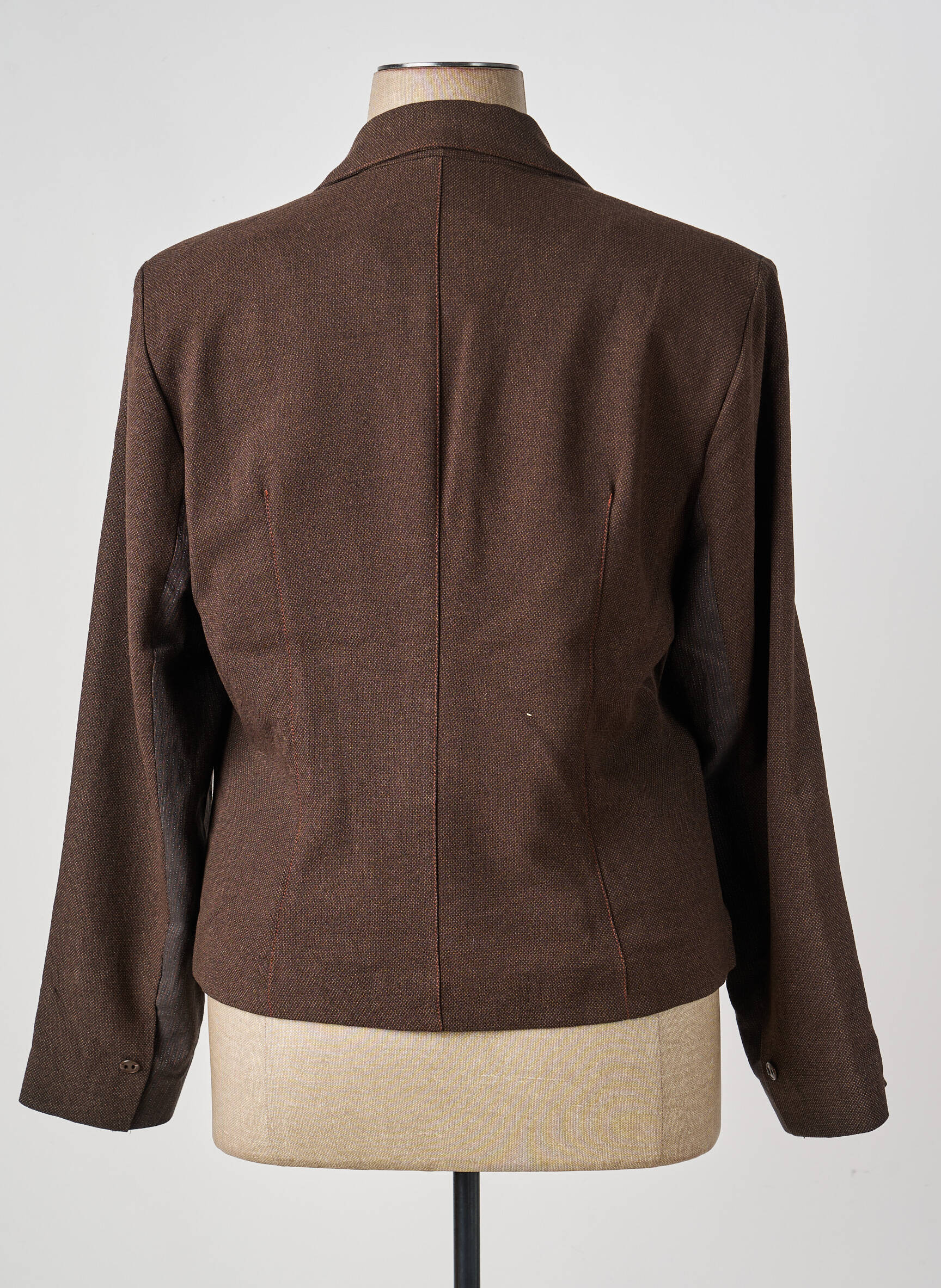 Blazer poignets boutonnés marron PAUSE CAFE femme