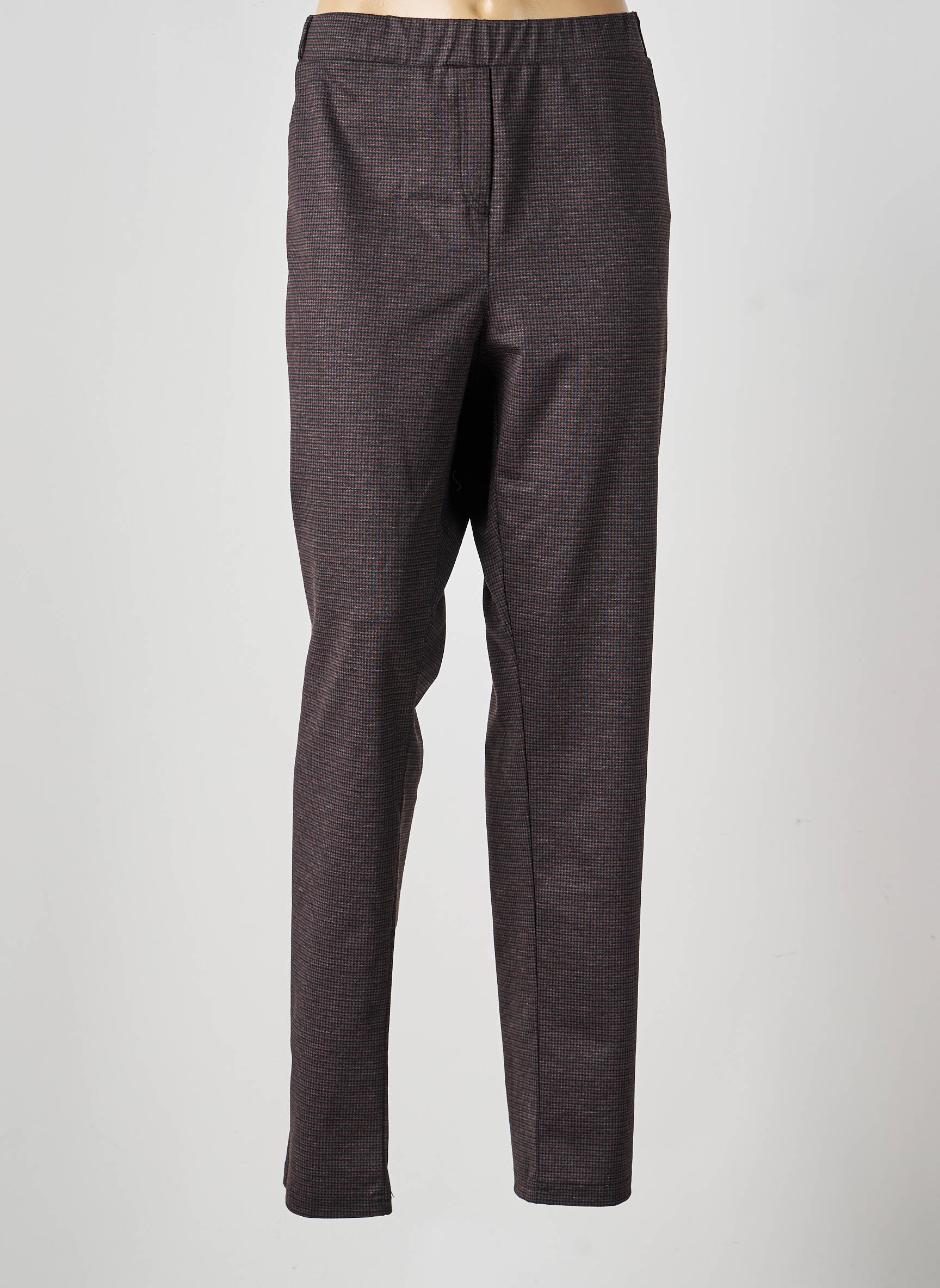 Jegging stretch taille normale marron GUY DUBOUIS femme