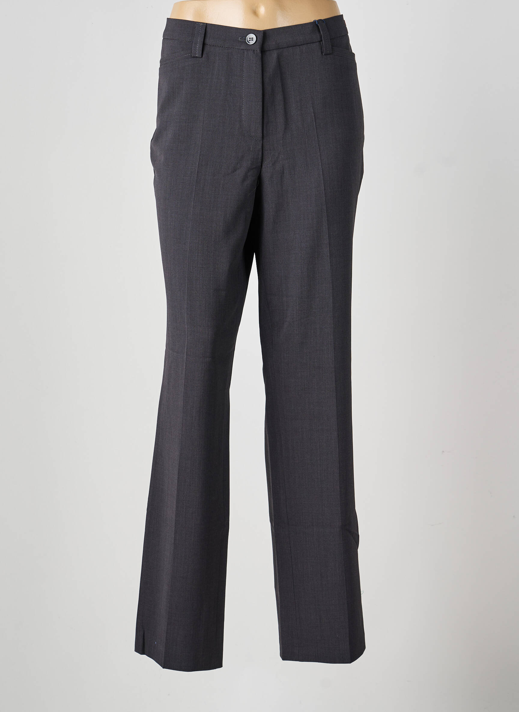 Pantalon droit stretch taille normale gris GARDEUR femme