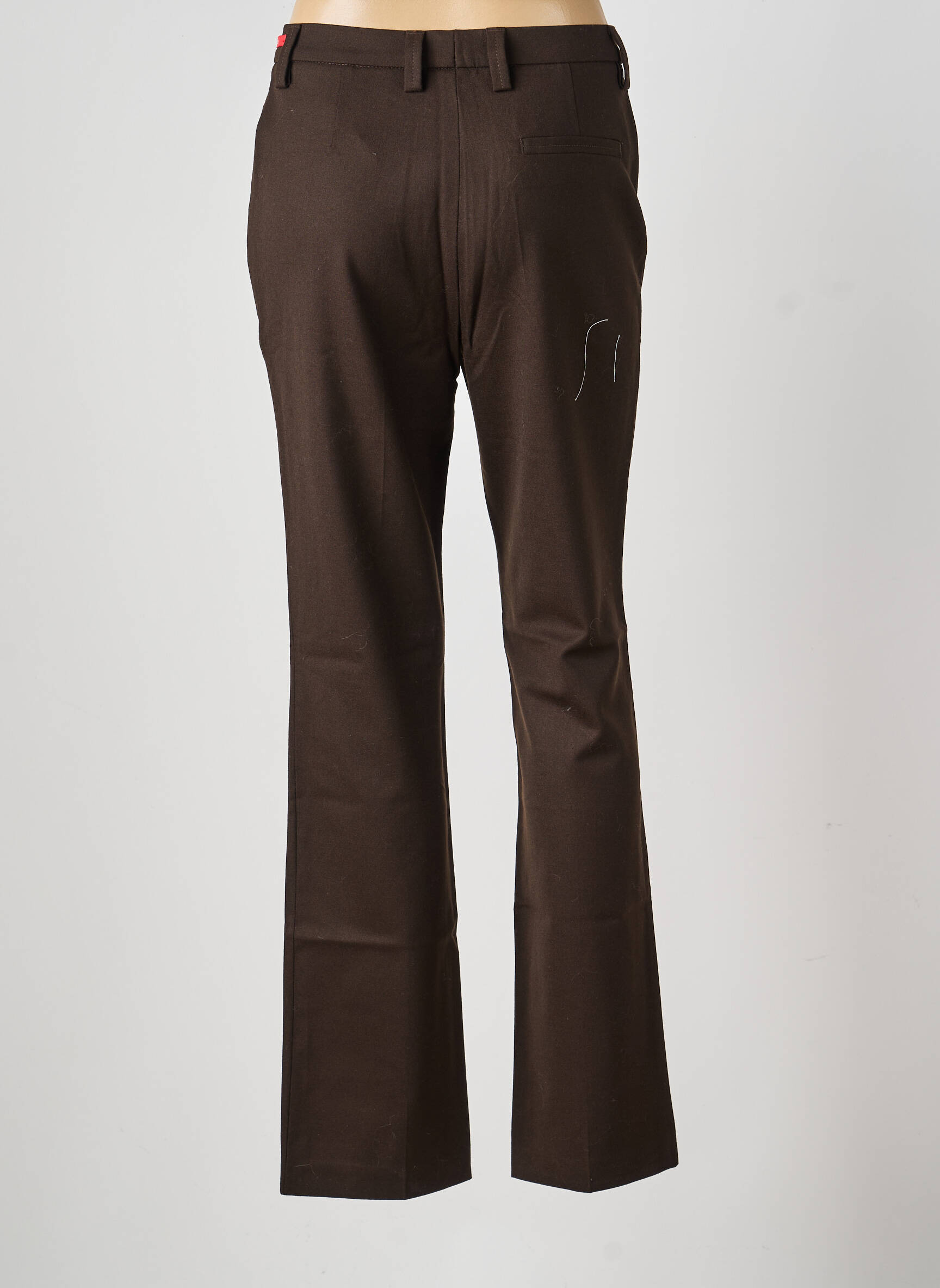 Pantalon droit stretch taille normale marron GARDEUR femme