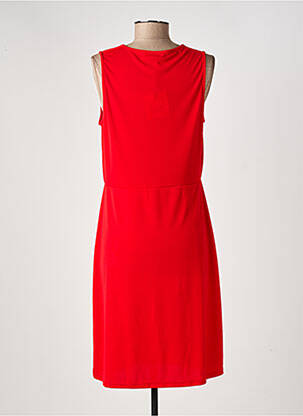 Robe mi-longue sans manche sans manche rouge DANEVA femme
